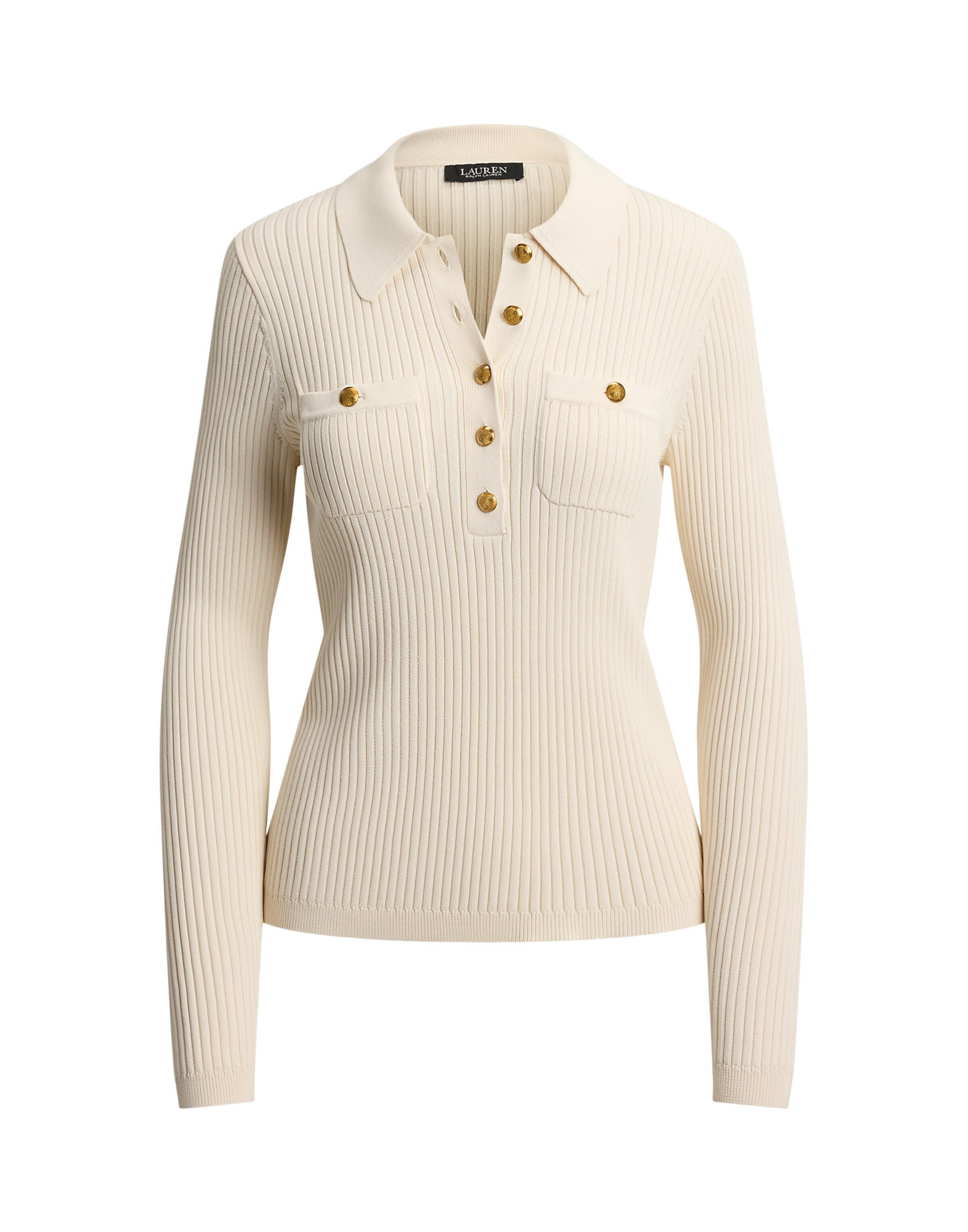 Pull-over Lauren Ralph Lauren en beige : devant
