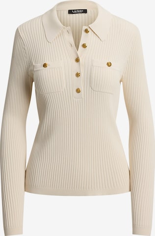 Pull-over Lauren Ralph Lauren en beige : devant