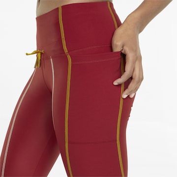 Skinny Pantalon de sport 'Tye' PUMA en rouge