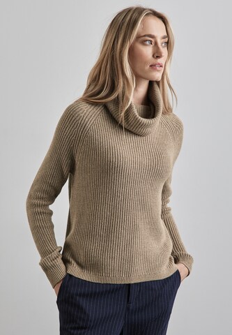 STREET ONE Pullover in Beige: Vorderseite