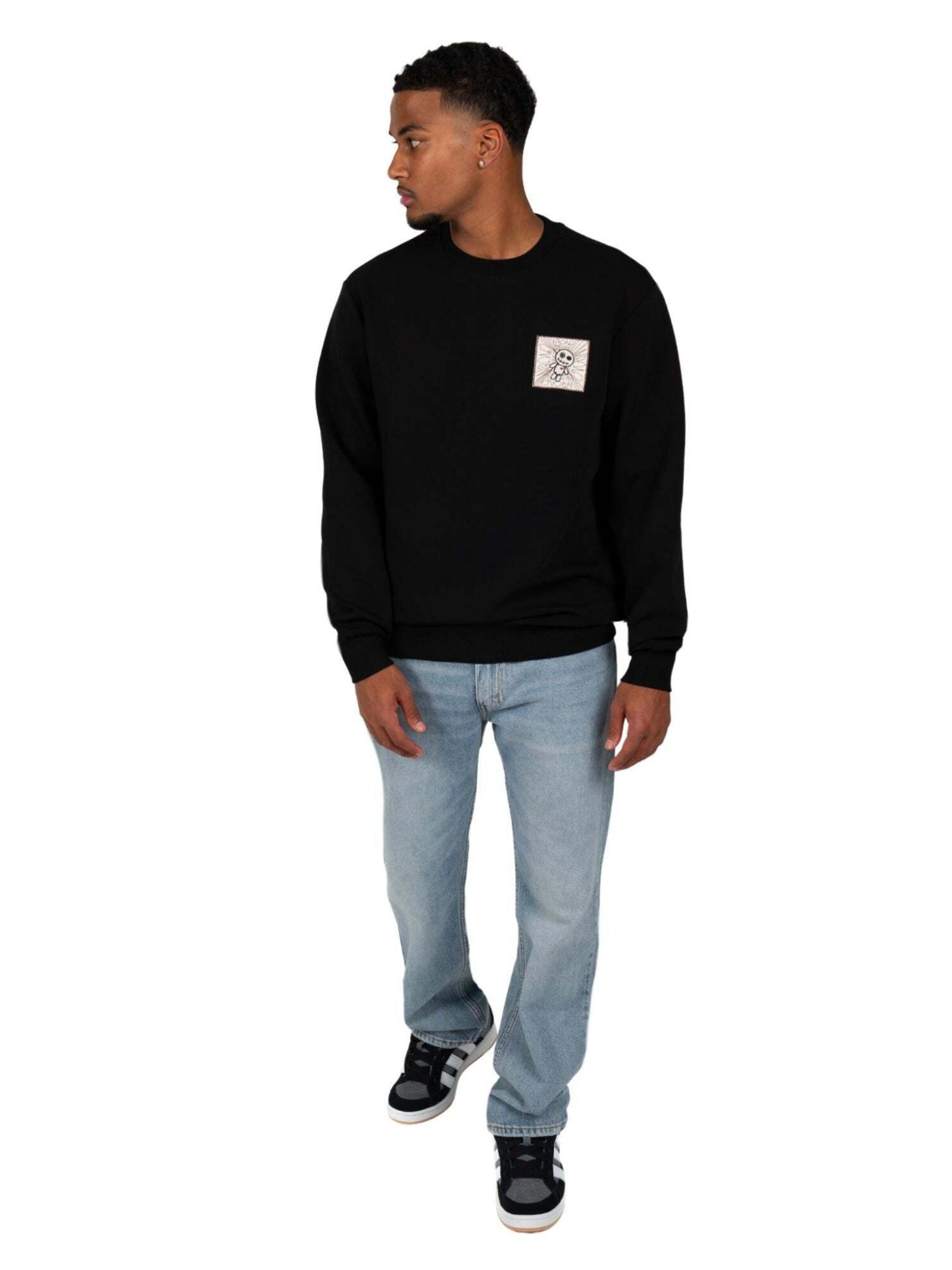 WRONG FRIENDS Sweatshirt 'Rio Bravo' in Schwarz