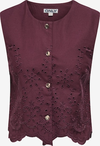 ONLY Bluse 'ONLReya' i rød: forside