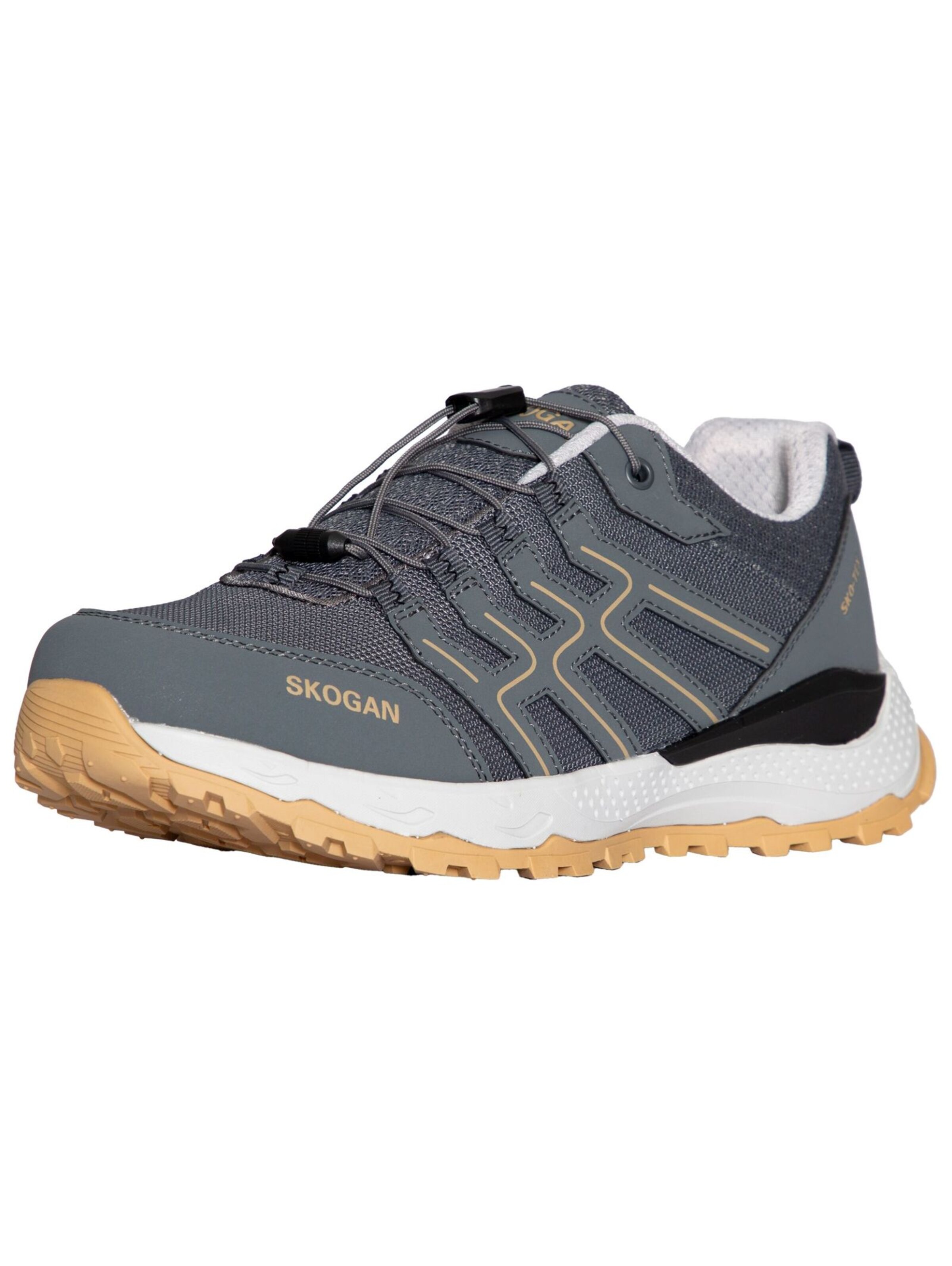 SKOGAN Platform trainers in Grey: front