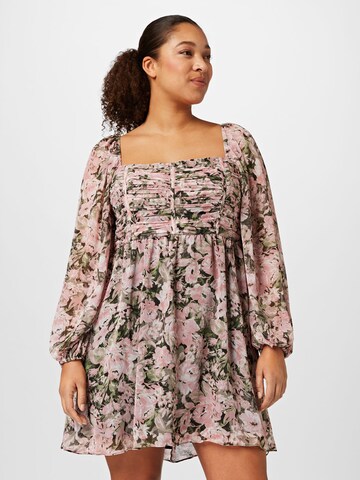 Robe 'Romana' Forever New Curve en rose : devant