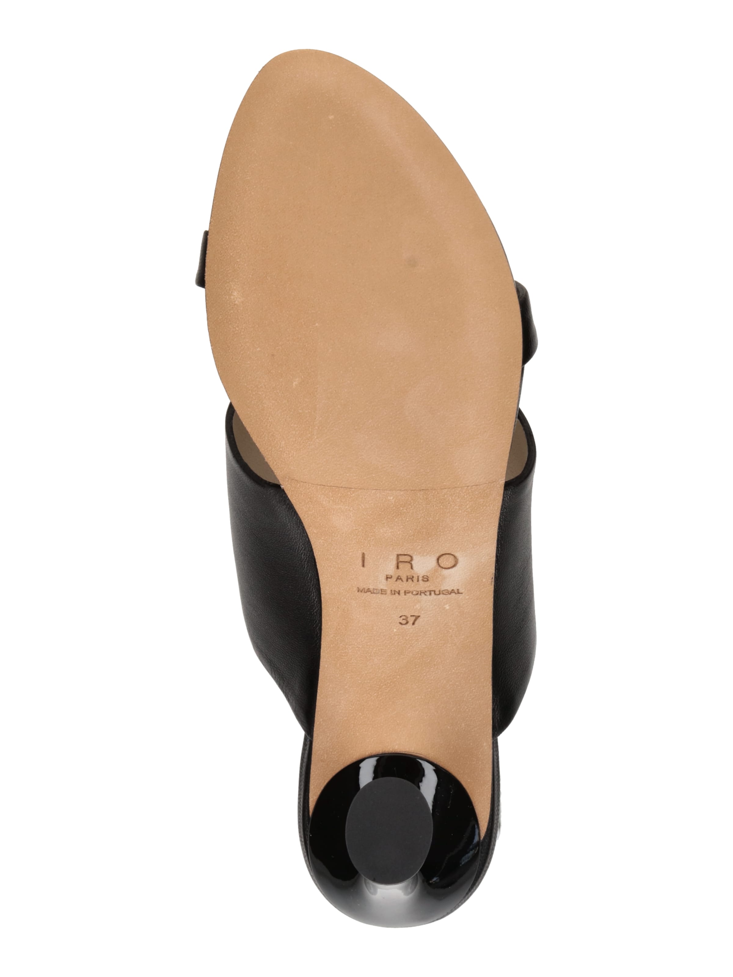 melns IRO Ādas čības