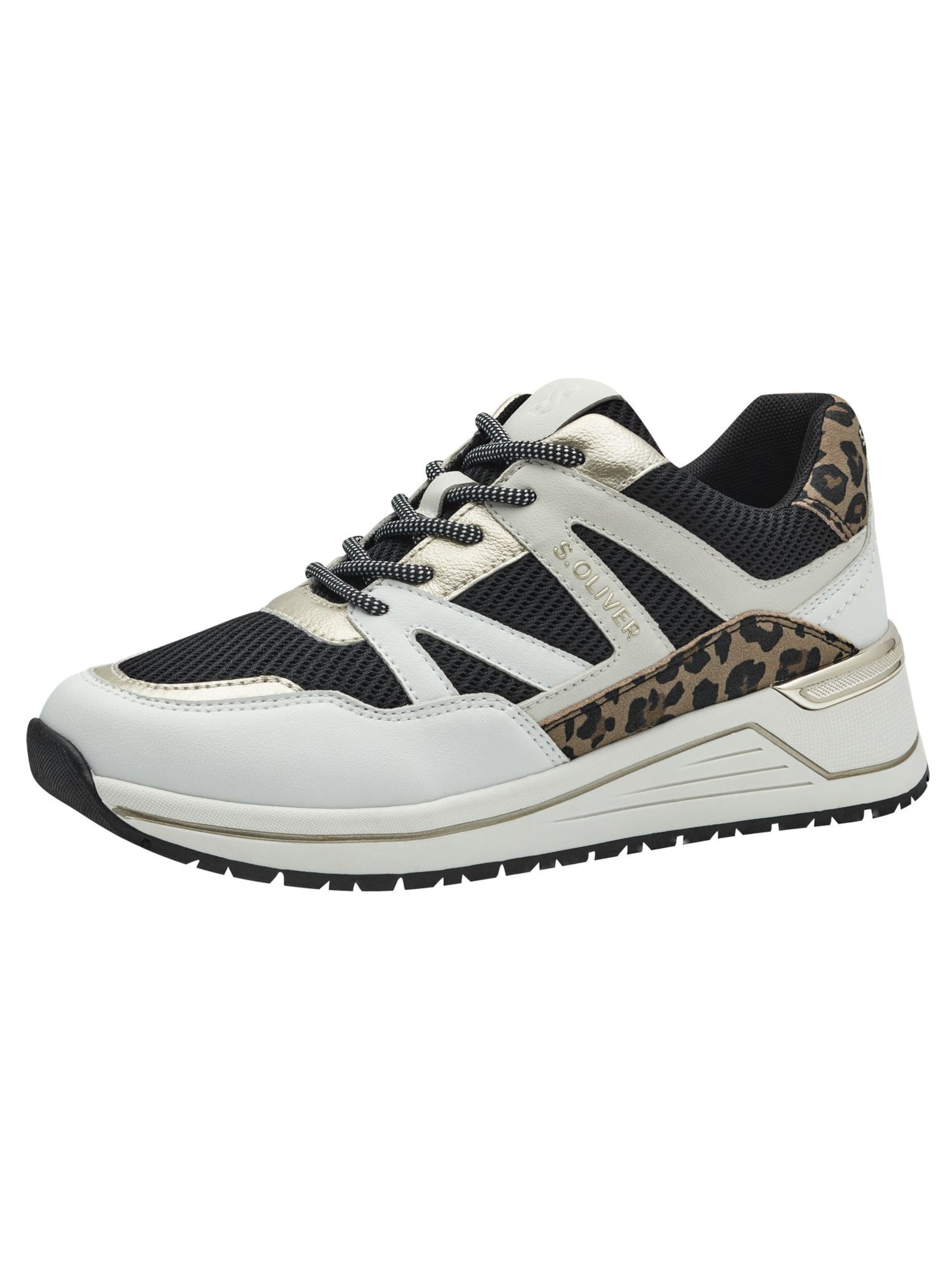 Baskets basses s.Oliver en blanc : devant