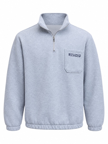 Sweat-shirt Grimelange en gris : devant