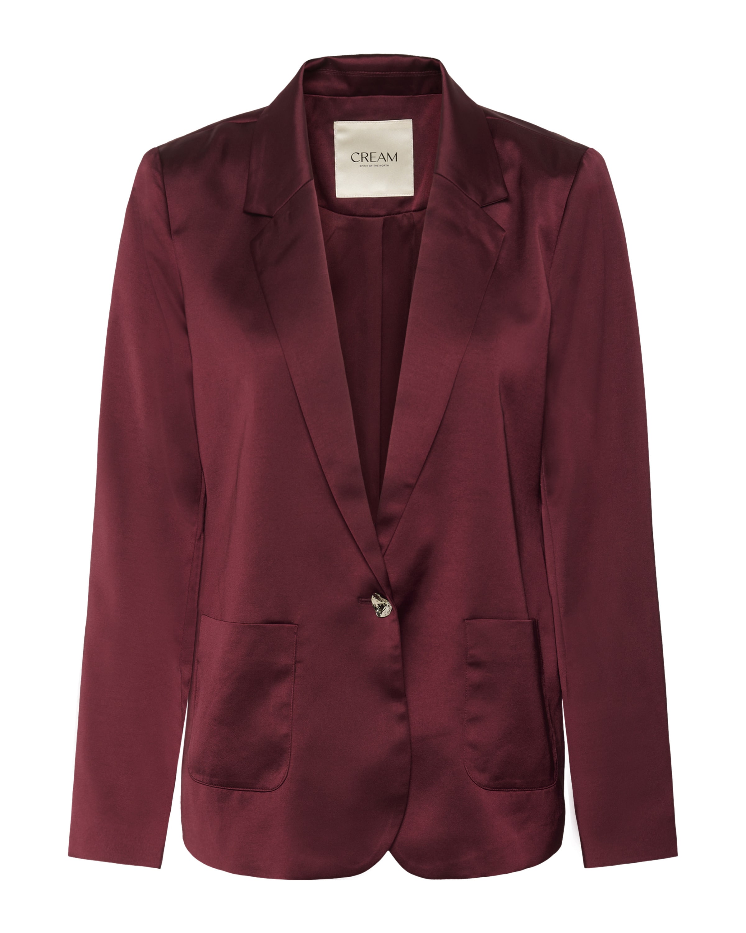 Cream Blazer in weinrot, Produktansicht