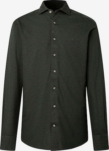 Hackett London Button Up Shirt in Green: front