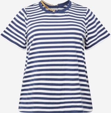 Michael Kors Plus Shirt in Blue: front