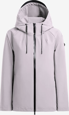 Veste mi-saison khujo en violet : devant