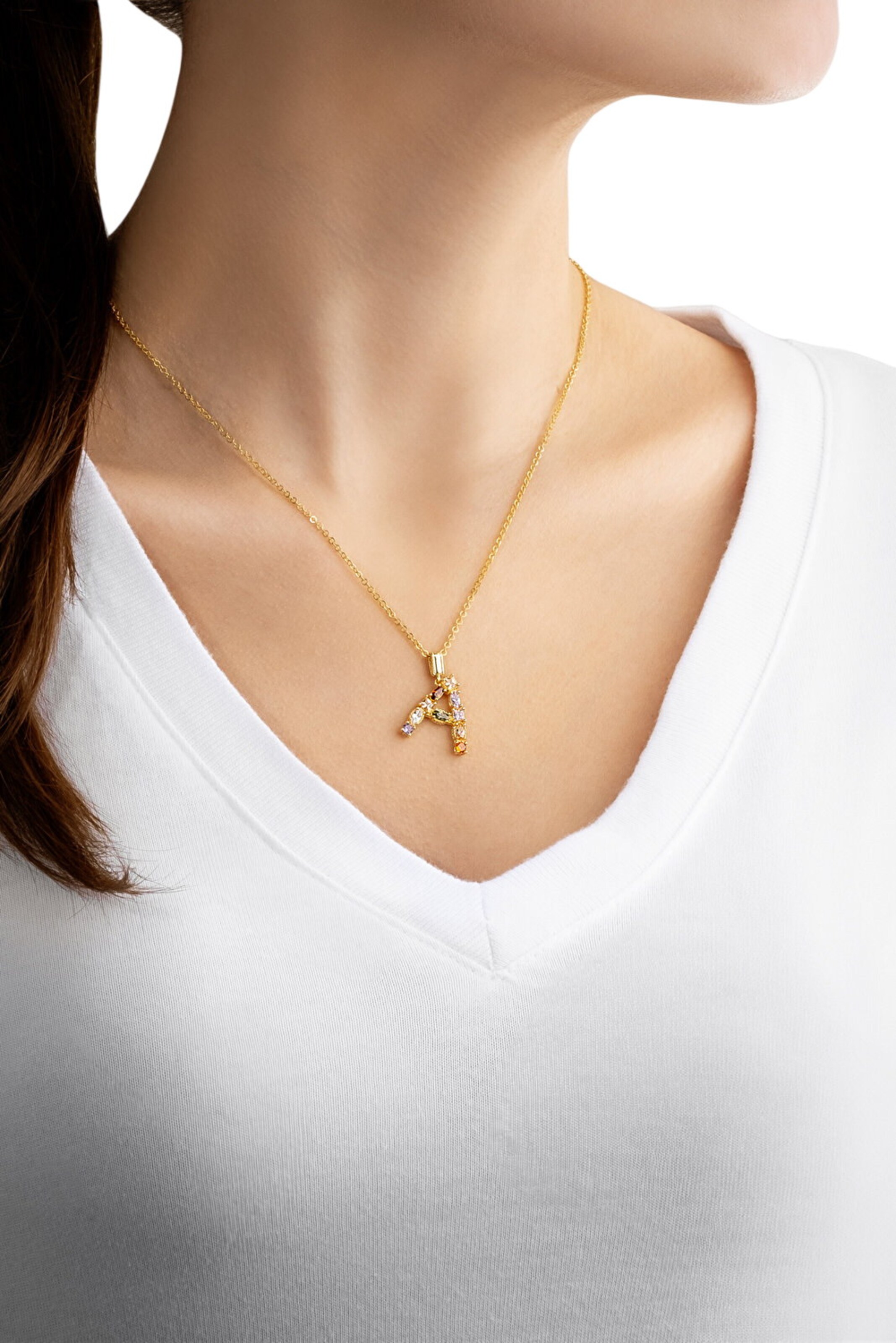 So Chic Necklace in Gold: front