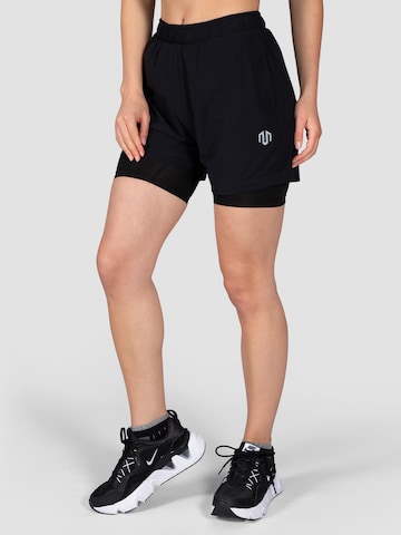 MOROTAI Skinny Παντελόνι φόρμας ' Kansei Shorts ' σε μαύρο: μπροστά