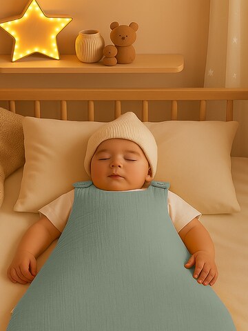 PAPATE Sovepose 'Organic Cotton Winter Sleeping Bag' i grøn