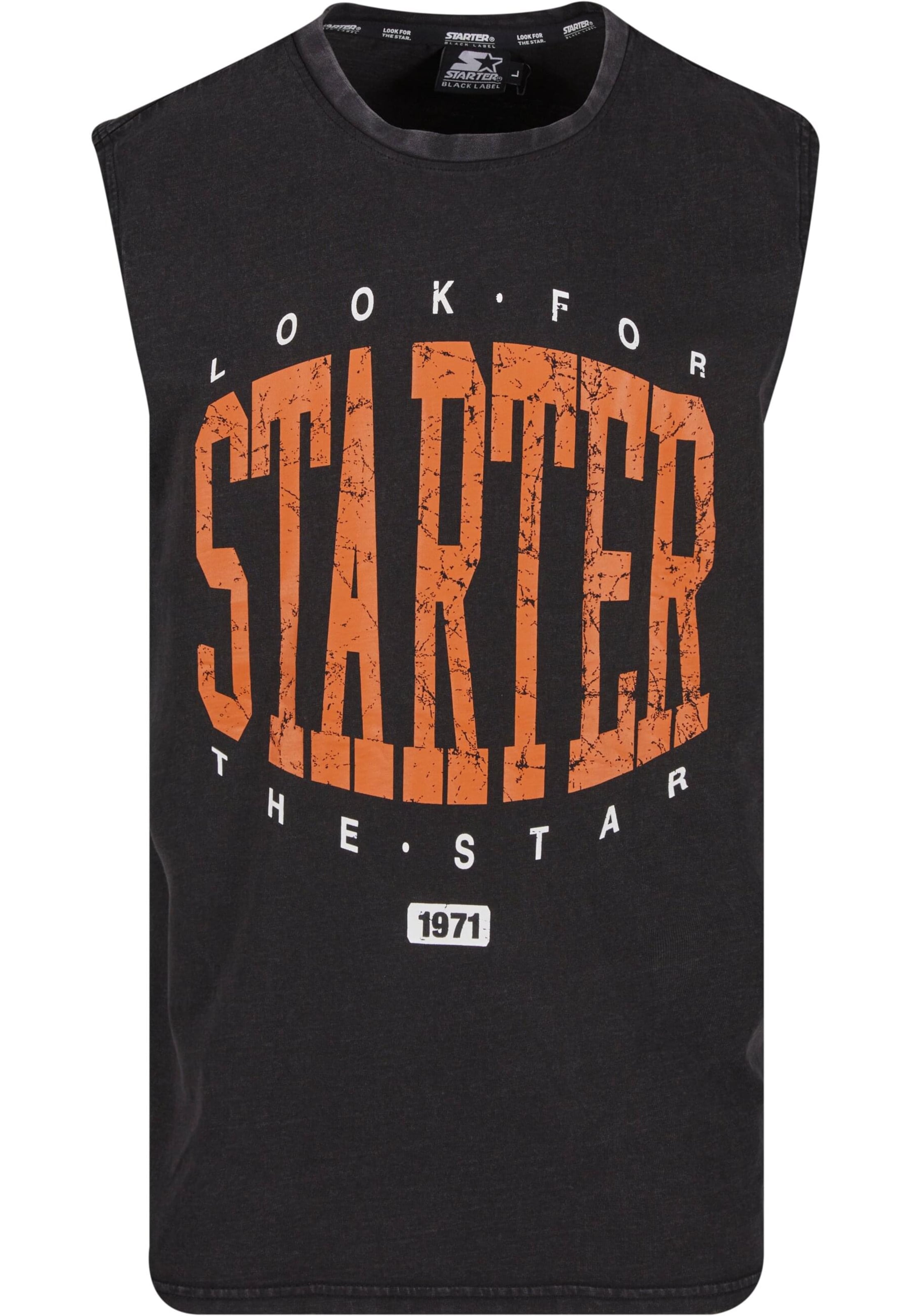 Starter Black Label Tričko – černá: přední strana