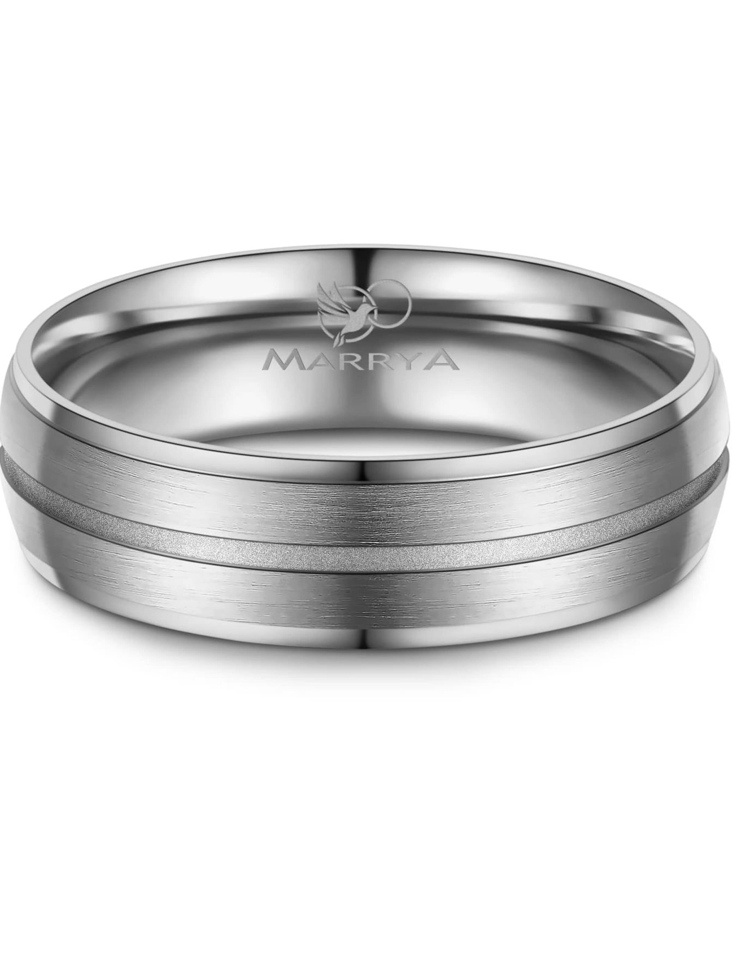 MARRYA Ring 'MARRYA TI-33 Ehering aus Titan' in Silver