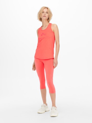 ONLY PLAY Skinny Sportbroek 'Camp' in Oranje