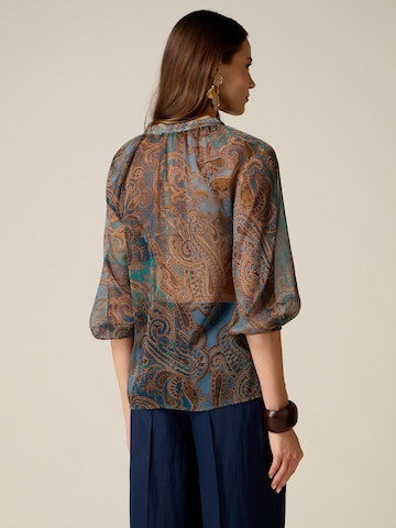 Camicia da donna di oltre in blu