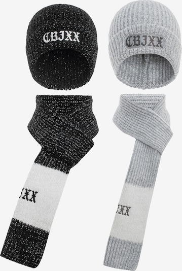 CIPO & BAXX Mütze in hellgrau / schwarz / weiß, Produktansicht