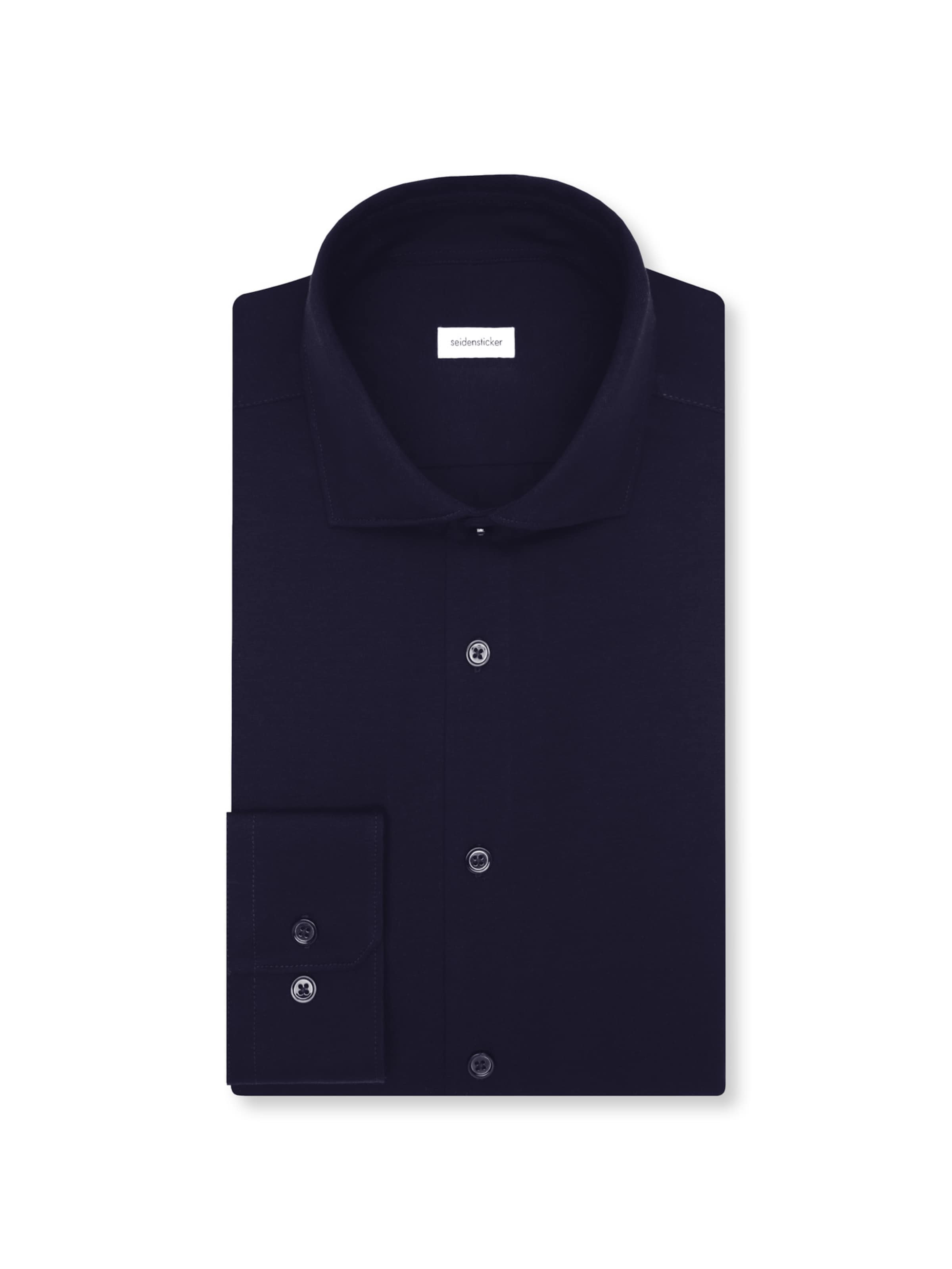SEIDENSTICKER Slim Fit Businesshemd 'Schwarze Rose' in Blau