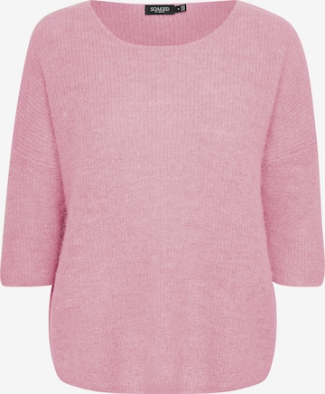 SOAKED IN LUXURY Sweater 'Tuesday' in Pink: front