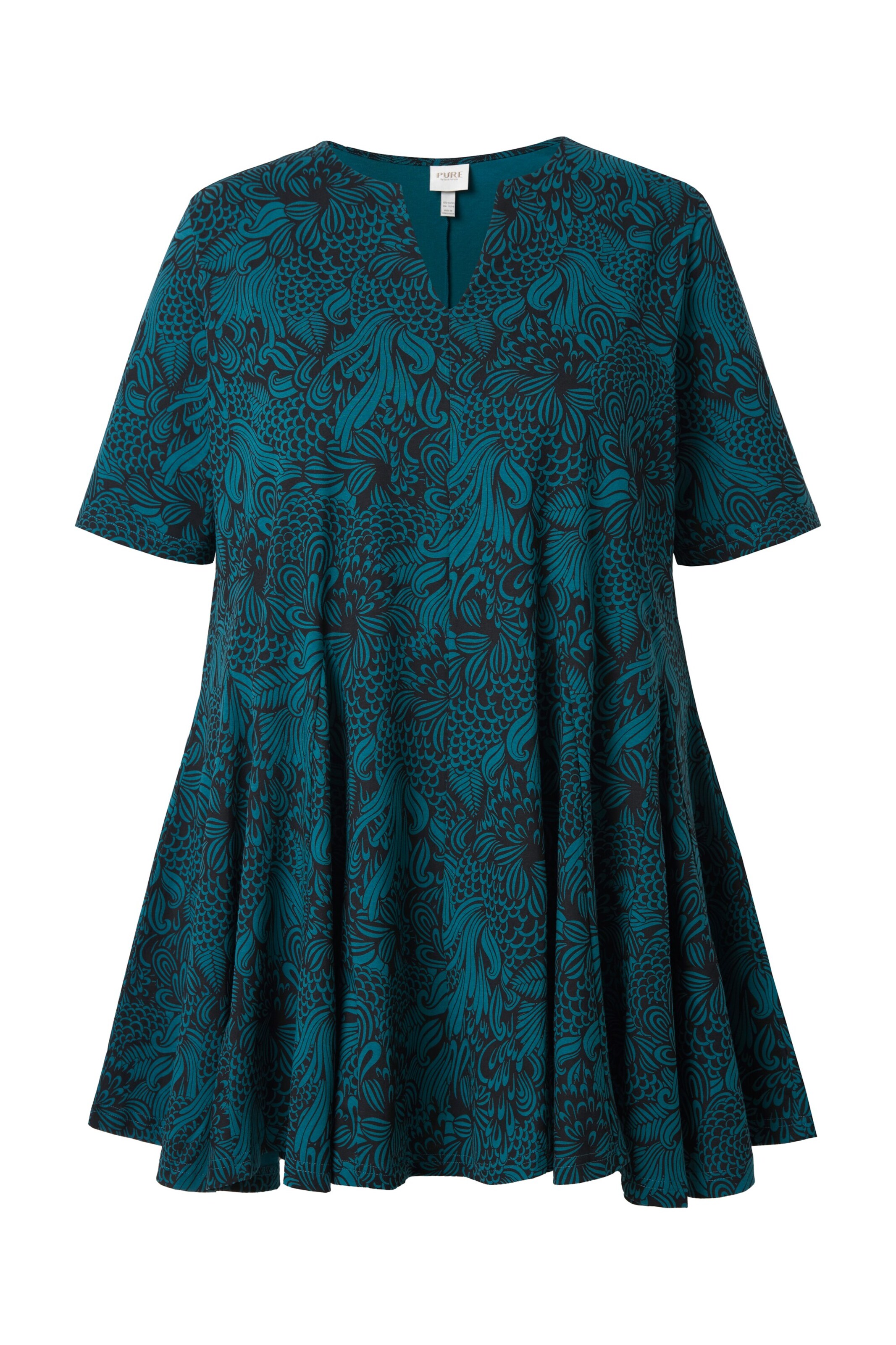 Ulla Popken Shirt in Blau: Vorderseite