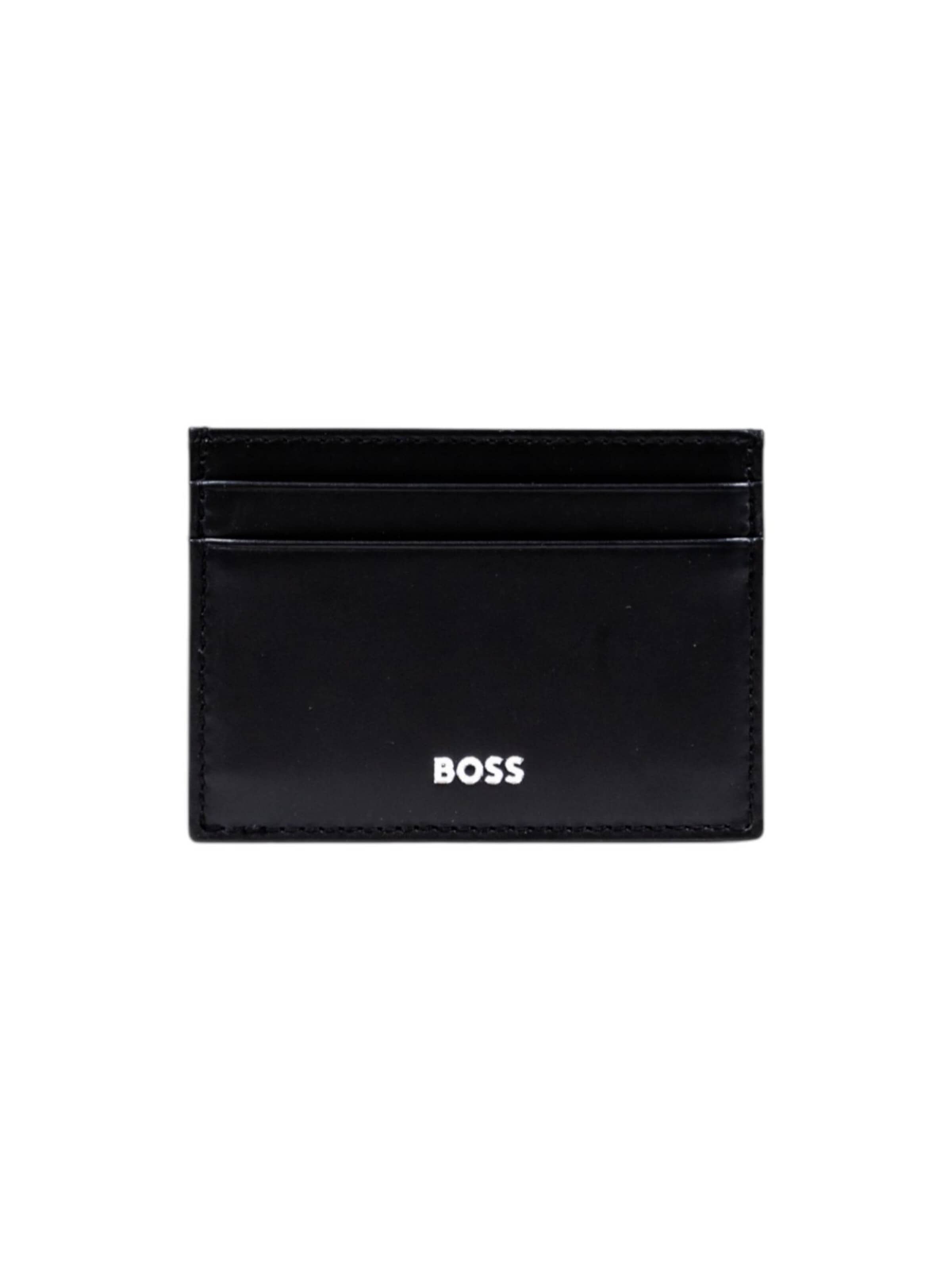 Portamonete 'Randy_Cardholder 10272879 01 50546166' di BOSS in nero: frontale