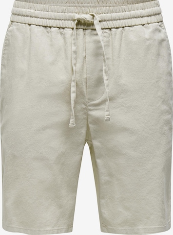 Only & Sons Shorts 'Linus' in Beige: predná strana