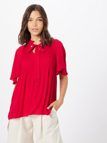 Lauren Ralph Lauren - Blusa 'ADAR' em vermelho: frente