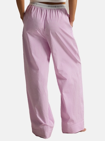 Pantalon de pyjama ' Shirting Stripes ' Polo Ralph Lauren en rose