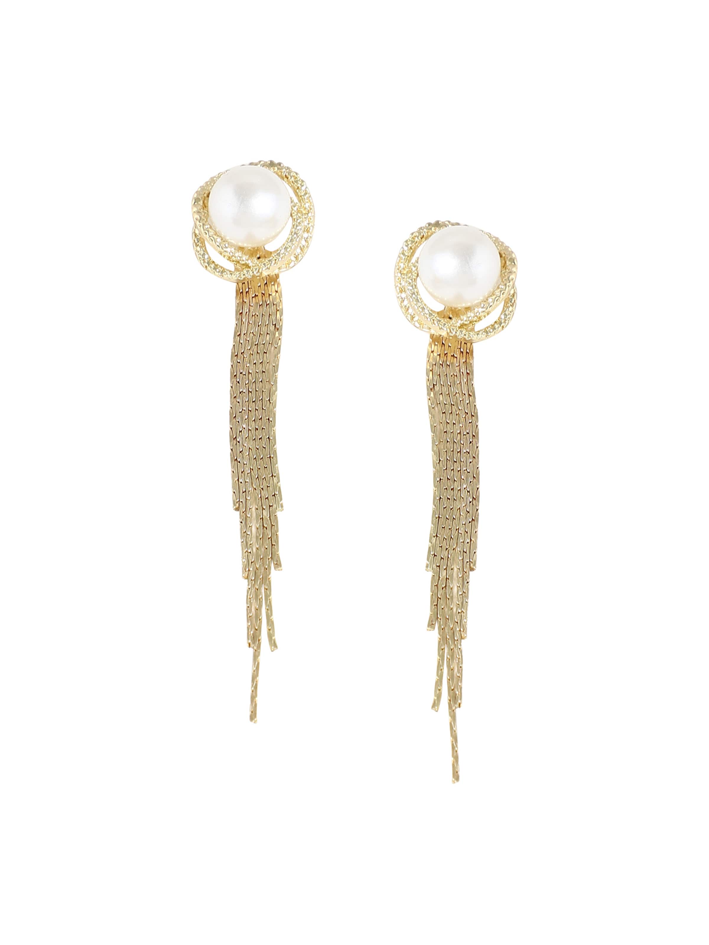 SOHI Σκουλαρίκια 'Oindrila' σε χρυσό: μπροστά