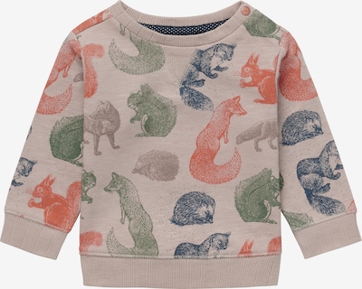 Noppies Sweatshirt 'Jerevan' in de kleur Taupe / Olijfgroen / Petrol / Donkeroranje, Productweergave