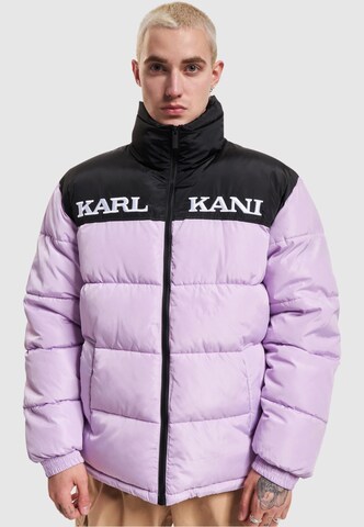 Karl Kani Winterjacke in Lila: predná strana