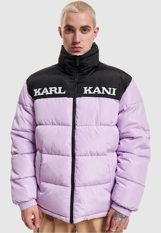 Veste d’hiver Karl Kani en violet : devant