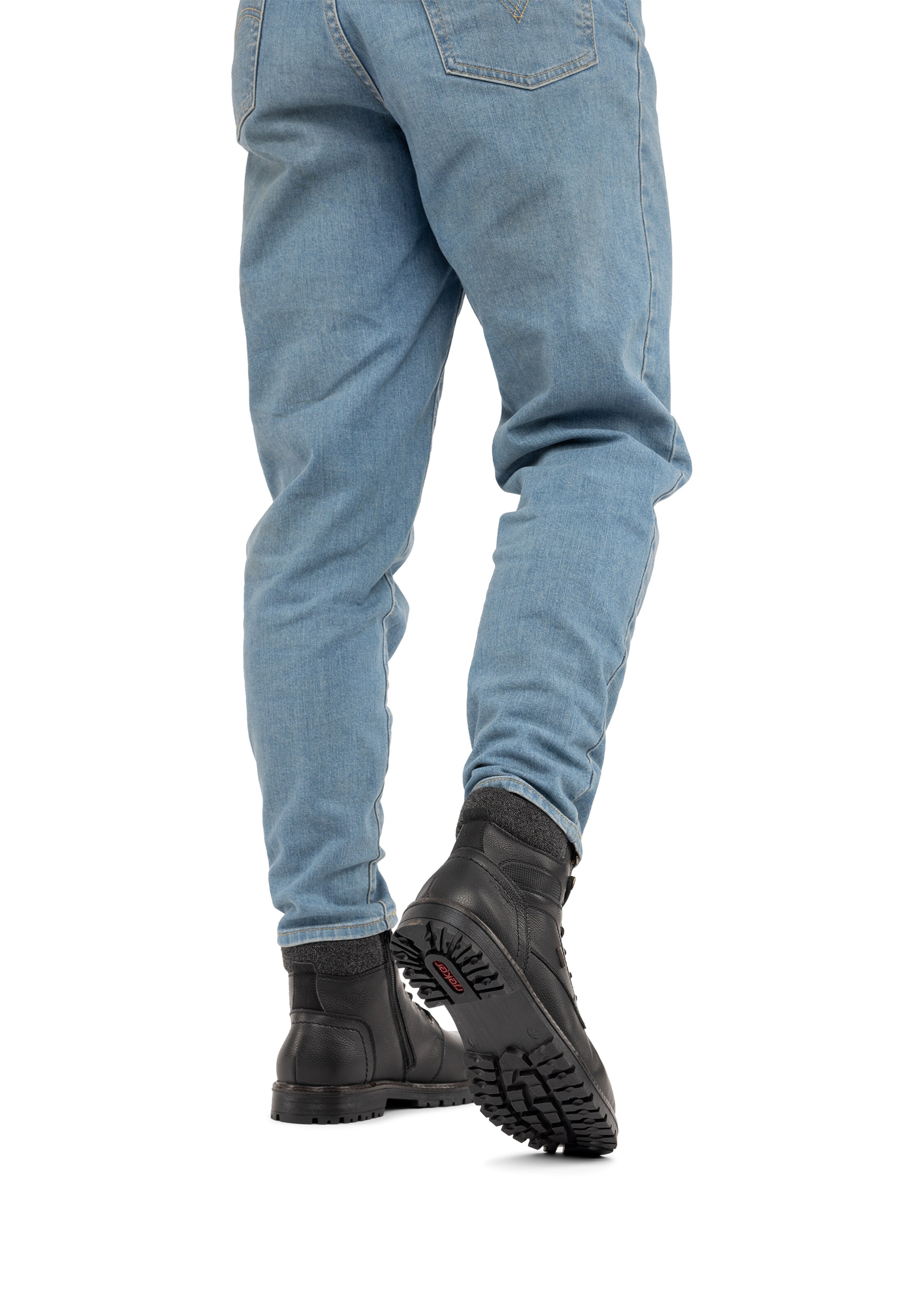 Bottines à lacets Rieker en noir