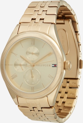 TOMMY HILFIGER Analog klokke i gull: forside