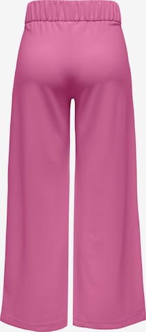 JDY - Pierna ancha Pantalón plisado 'GEGGO' en rosa