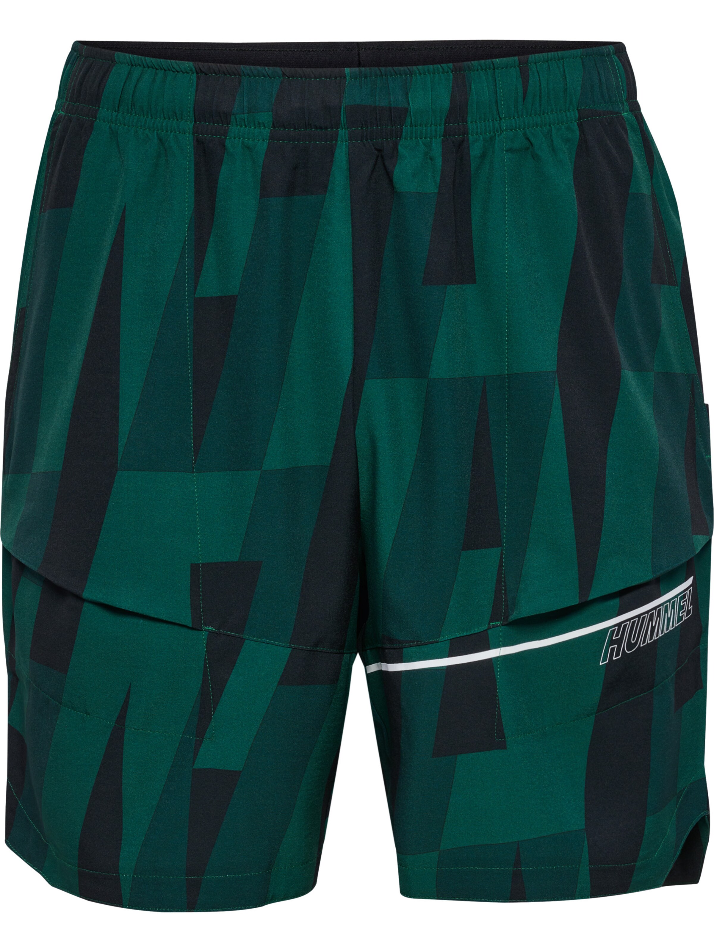 Hummel Regular Sports trousers in Green: front