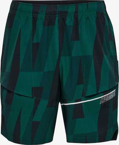 Hummel Workout Pants in Dark green / Black / White, Item view