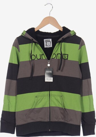 BURTON Kapuzenpullover M in Grau: predná strana