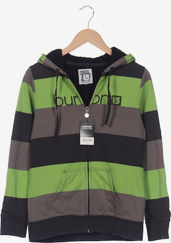 BURTON Sweatshirt & Zip-Up Hoodie in M in Grey: front