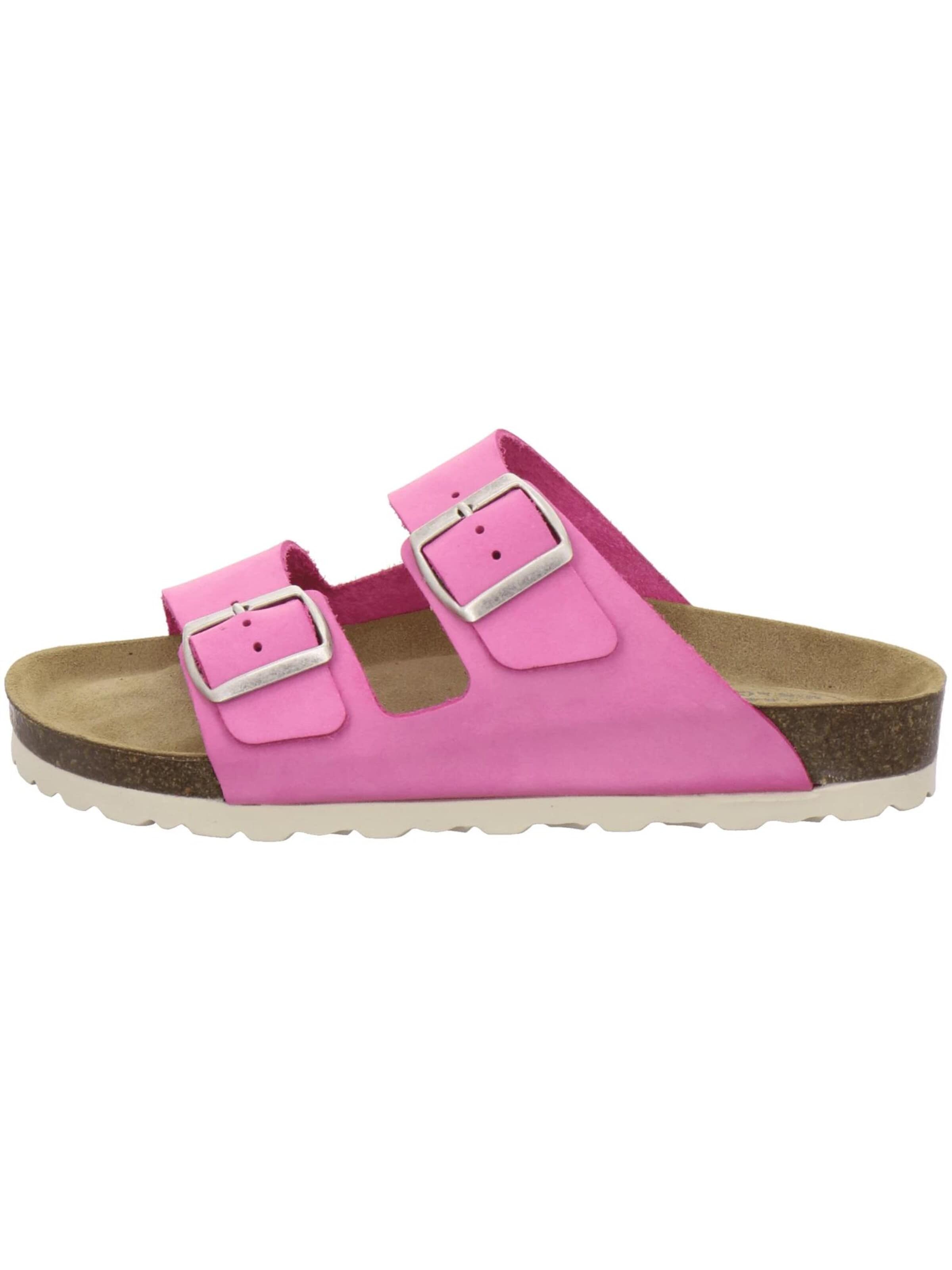 AFS-Schuhe Mule 'Pantoletten Damen Zweischnaller fuchsia' in Pink
