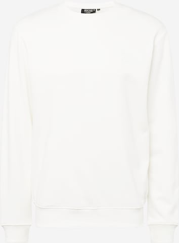 INDICODE JEANS Sweatshirt 'Holt' i vit: framsida