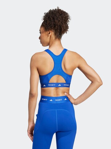 ADIDAS PERFORMANCE Бюстие Спортен сутиен в синьо