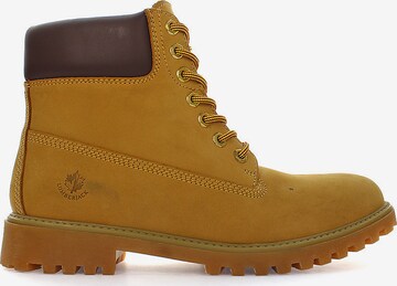 Lumberjack Lace-Up Boots 'River' in Yellow