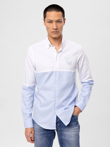 Regular fit Camicia di By Diess Collection in blu: frontale