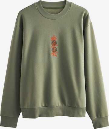 Next Sweatshirt in Grün: Vorderseite
