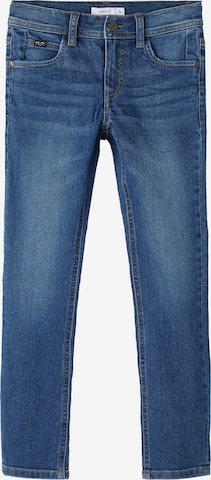 NAME IT Slimfit Jeans 'SILAS' i blå: framsida