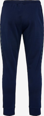 Hummel Tapered Workout Pants 'Staltic' in Blue