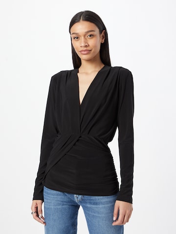 Camicia da donna di Sisley in nero: frontale